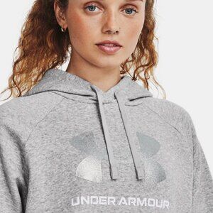 Under Armour Rival Fleece Big Logo Glitter Hoodie Plus size - 1x and 3x